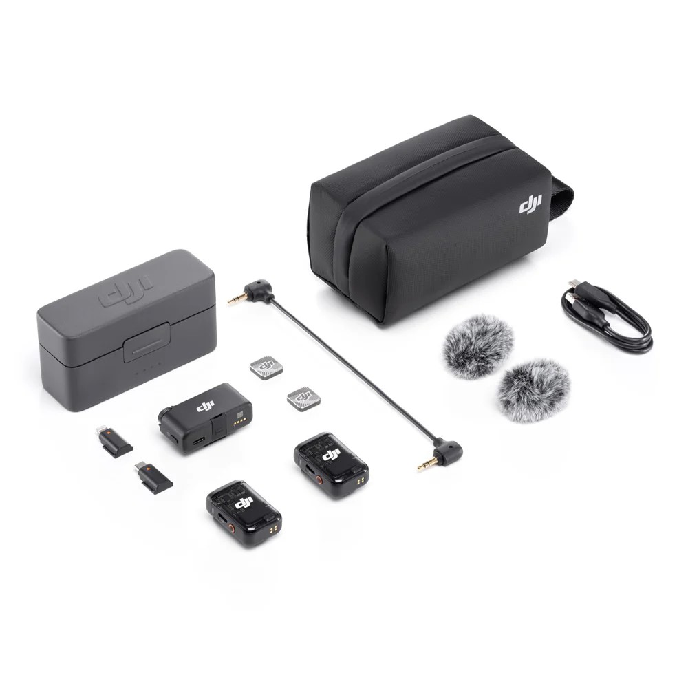 מערכת מיקרופונים אלחוטיים DJI Mic 2